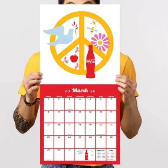 TF Publishing 13.5"x14.5" 2026 Coke Harmony Wall Calendar image {3}