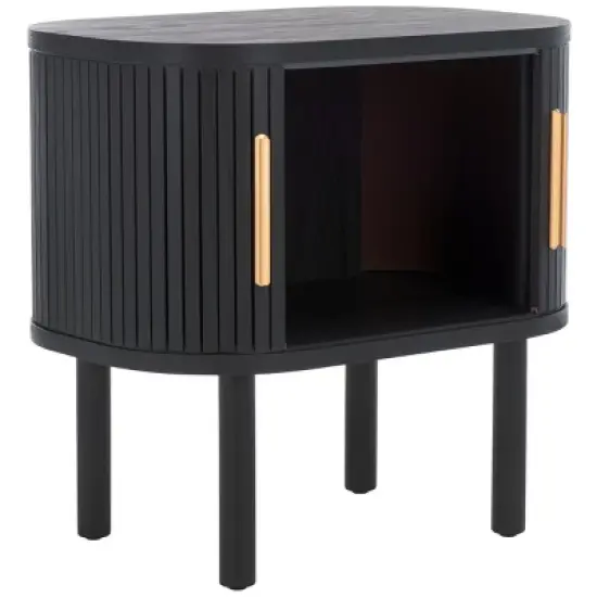Tealla 2 Tambour Door Nightstand - NST9610 - Safavieh image {2}