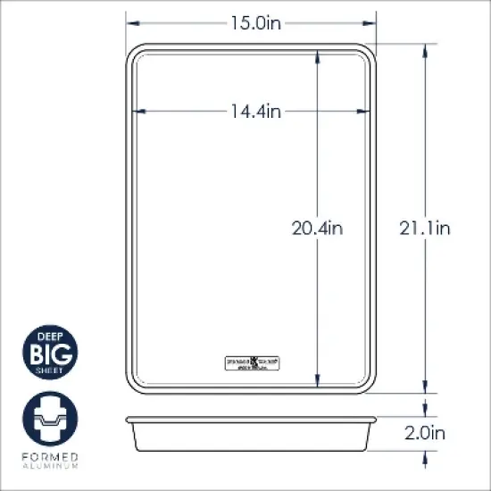 Nordic Ware Naturals&reg; Big Batch Pan with Lid image {8}