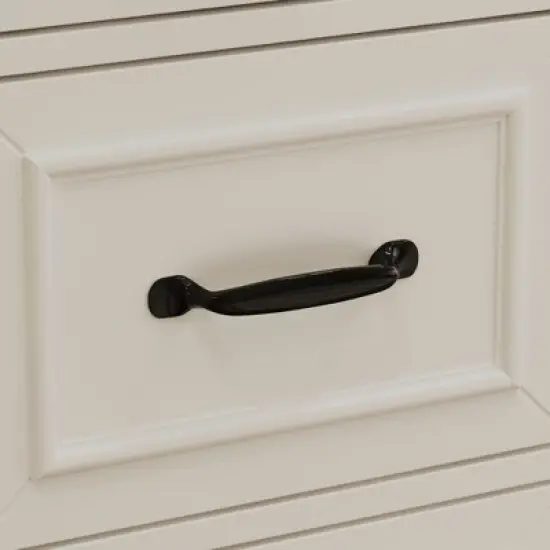 Famapy White Kitchen Hutch Kitchen Cabinet Pantry: Integrated Worktop, High Cabinet Combo, Dust - Proof & Organized image {10}