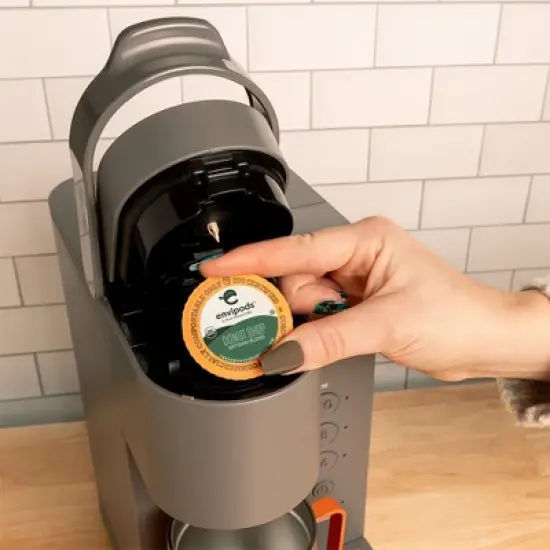 Fresh Roasted Coffee Donut Shop Organic Medium Roast - 36ct compostable envipods image {3}