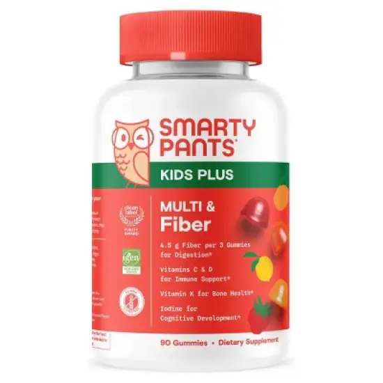 SmartyPants Kids Multivitamin & Fiber Gummies for Digestive Health - 90ct image {9}