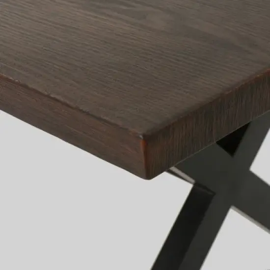 Isola 6pc Aluminum and Wicker Dining Set - Brown - Christopher Knight Home image {7}