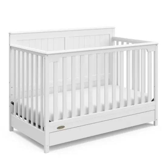 Graco Hadley 5-in-1 Convertible Crib with Drawer image {16}