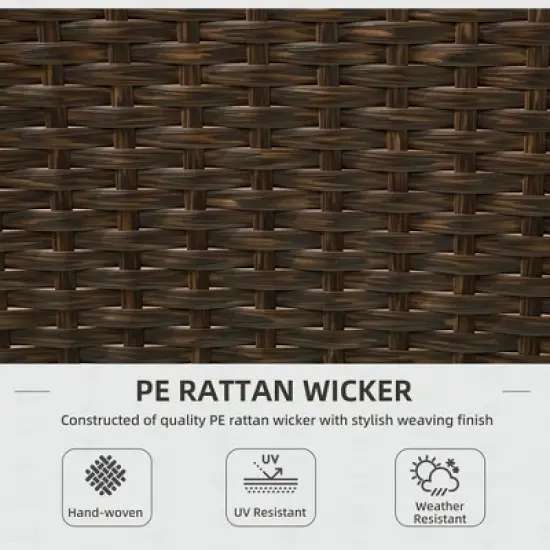 Resenkos Outdoor Dining Room Chairs, Patio Kitchen Chairs,PE Rattan Outdoor Dining Chair Set with Cushion and Backrest, Cream White,2 Pcs image {1}