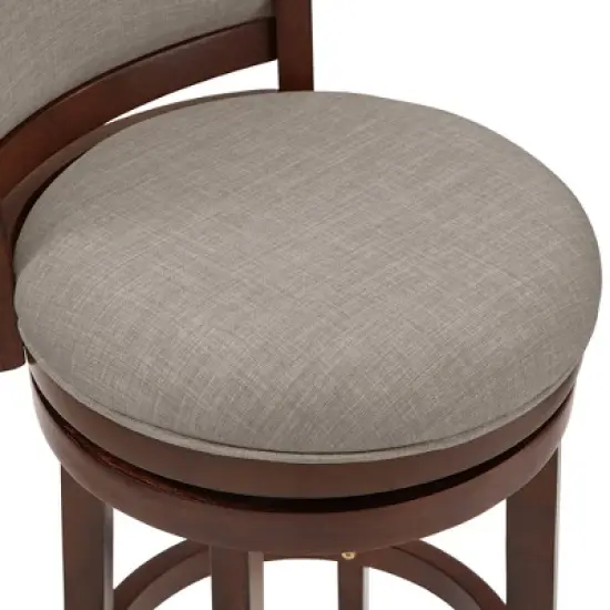 29" Piacenza Swivel Barstool Smoke - Inspire Q image {9}
