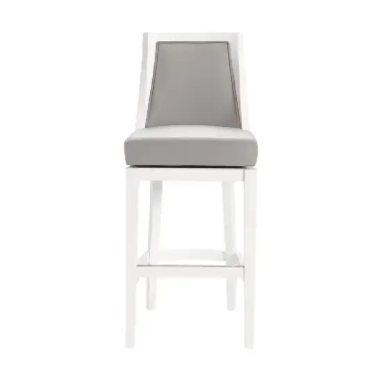 Ellie Bar Height Stool with Back - Alaterre Furniture image {3}