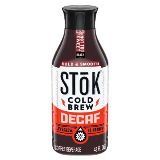 SToK Decaf Not Too Sweet Cold Brew Coffee - 48 fl oz image {13}