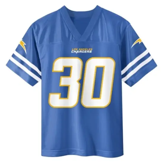 NFL Los Angeles Chargers Boys' Short Sleeve Ekeler Jersey image {1}