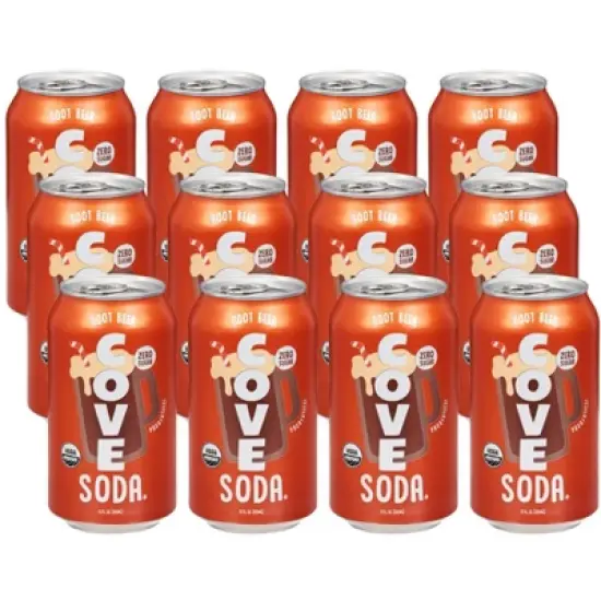 Cove  Root Beer Soda - Case of 12/12 fz image {5}