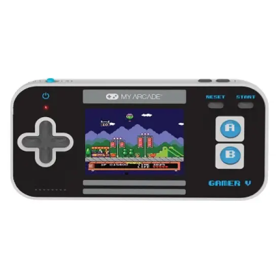 My Arcade Gamer V Classic 220-in-1 Handheld Video Game System (Black and Blue) image {2}