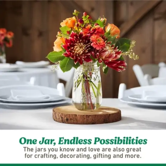 Ball 16oz 12pk Glass Regular Mouth Mason Jar with Lid and Band image {5}