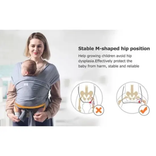 Momcozy Baby Wrap Carrier image {5}