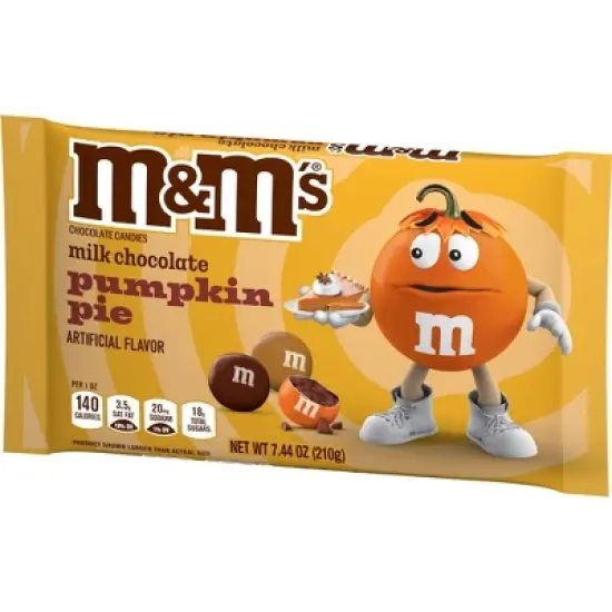 M&M's Halloween Milk Chocolate Pumpkin Pie Candy - 7.44oz image {9}