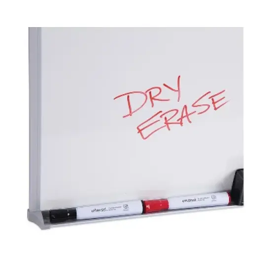 UNIVERSAL Dry Erase Board Melamine 36 x 24 Satin-Finished Aluminum Frame 43623 image {5}