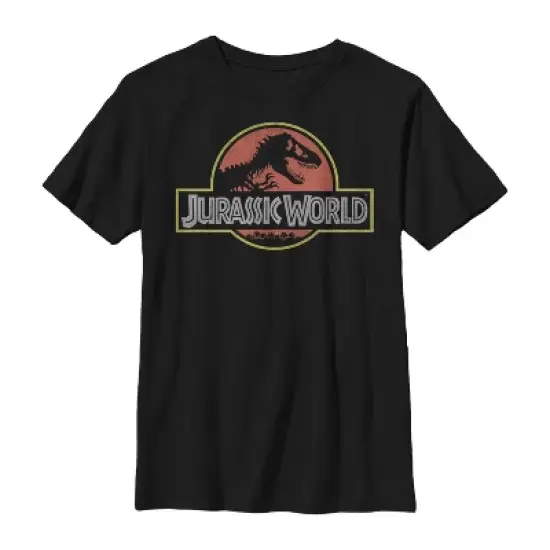 Boy's Jurassic World Iconic Logo T-Shirt image {3}