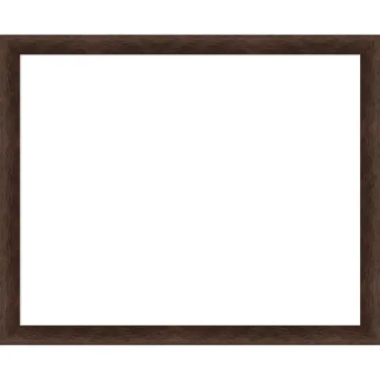 Amanti Art Warm Walnut Narrow Framed Dry Erase Magnetic Board image {14}
