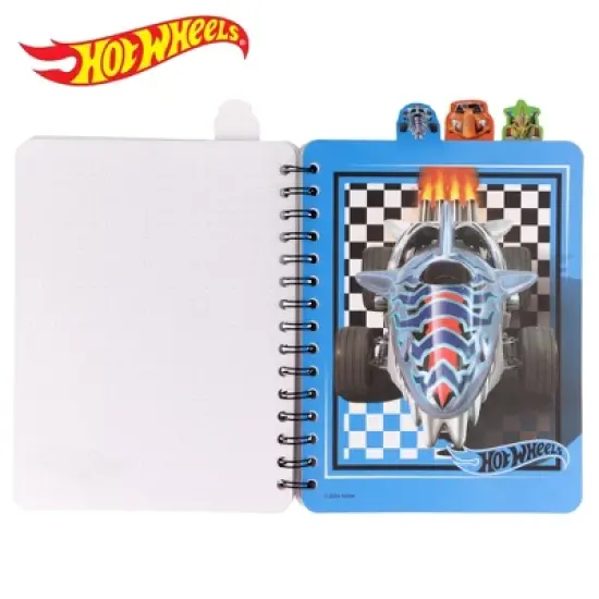 Inkology, LLC Hot Wheels 4-Tab Spiral Notebook With 160 Dotted Sheets | 6 x 9 Inches image {3}