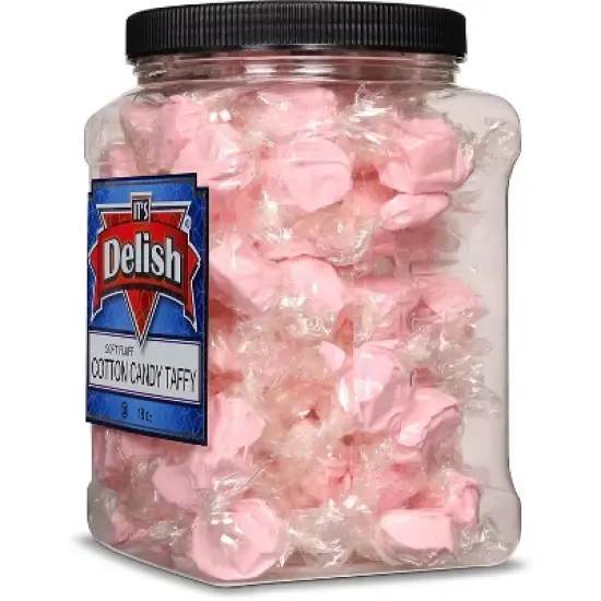 Cotton Candy Taffy Chews by It's Delish, , 18 Oz Jumbo Container image {4}