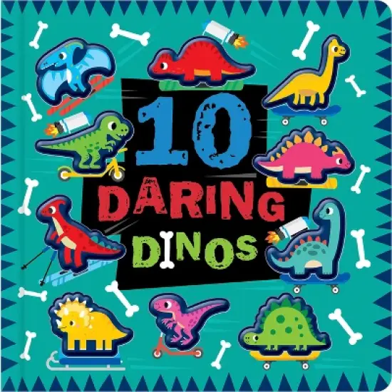 10 Daring Dinos - by  Cara Jenkins (Board Book) image {1}