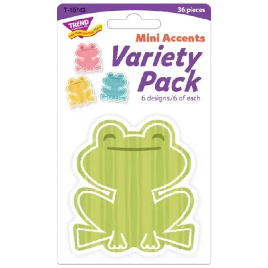 TREND Garden Frogs Mini Accents Variety Pack, 36 Per Pack, 6 Packs image {3}