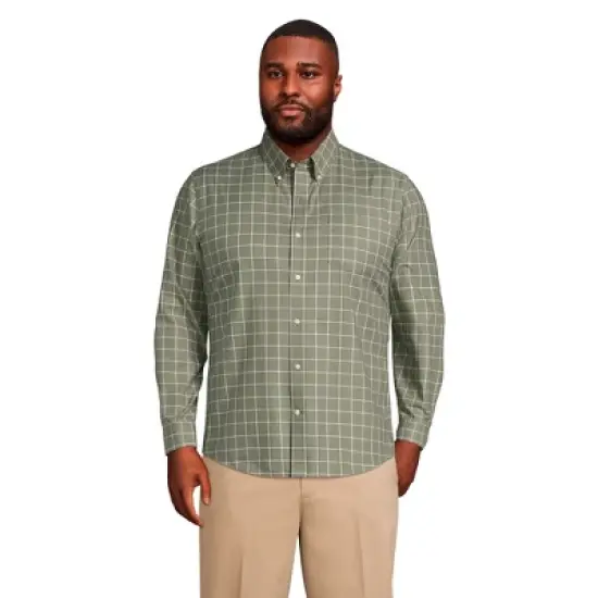 Lands' End Men's Traditional Fit No Iron Twill Shirt image {14}