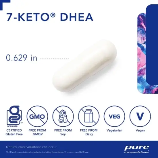 Pure Encapsulations 7-Keto DHEA 100 mg - Unique DHEA Metabolite Supplement to Support Thermogenesis and Healthy Body Composition* image {2}