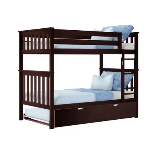 Max & Lily Twin over Twin Bunk Bed with Trundle image {7}