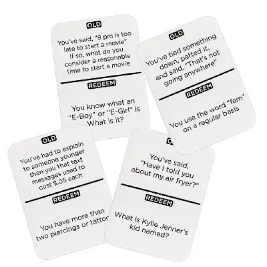 Vango You're Getting Old Card Game image {1}