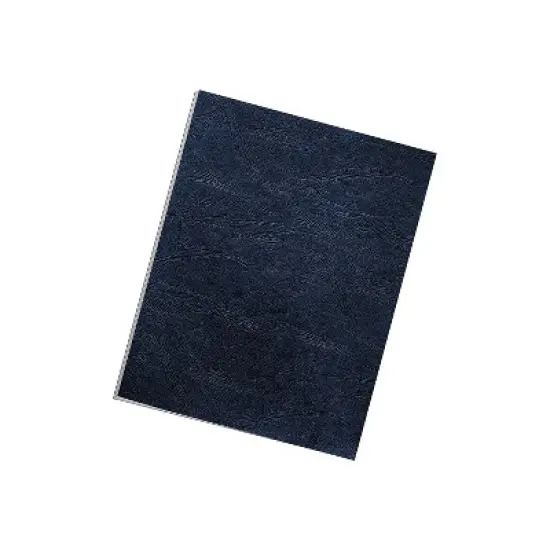 Fellowes Classic Grain Texture Binding System Covers 11 x 8-1/2 Navy 50/Pack 52124 image {3}