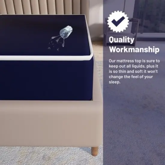 Continental Sleep, 8-Inch Vinyl Tight Top Double Sided Medium Firm Waterproof Mattress, image {3}