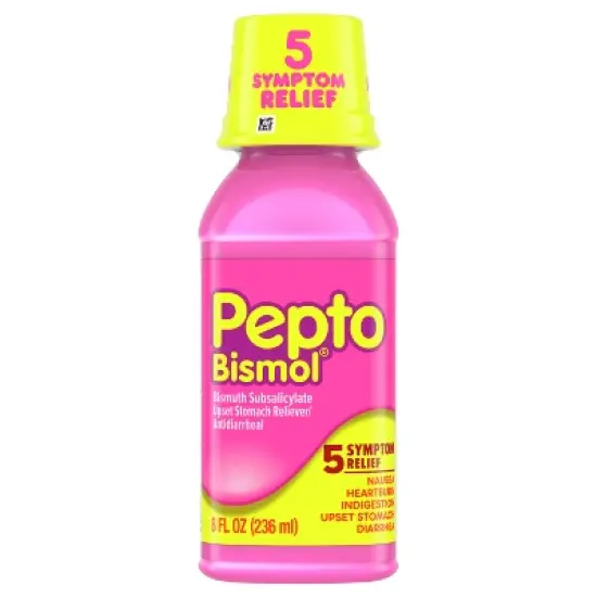 Pepto-Bismol 5 Symptom Stomach Relief - Original Liquid image {9}