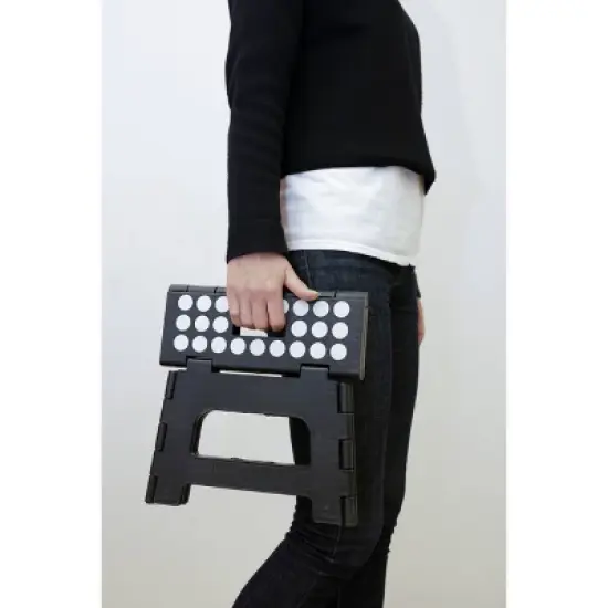 Kikkerland Assorted Step Stool Assort: Multicolor Plastic Folding Step Stool for Adults, Foldable, 300 lb Capacity, No Assembly image {1}