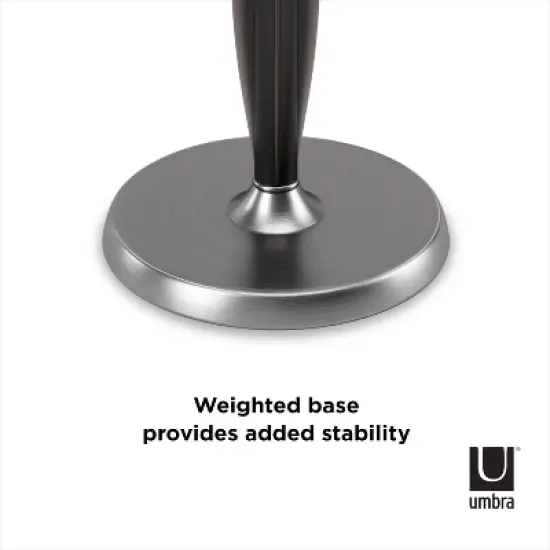 Umbra Steel Tug Paper Towel Holder Smoke: Freestanding Kitchen Holder, 5-Year Warranty, Spot Clean, 13.5" Height image {8}