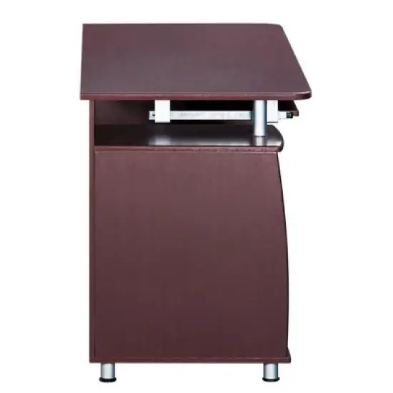 Complete Workstation Computer Desk with Storage Brown - Techni Mobili image {4}