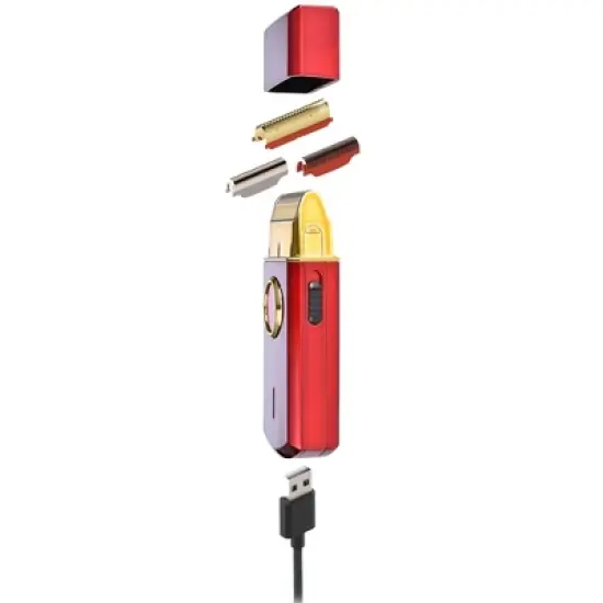 StyleCraft Uno Single Foil Shaver USB Rechargable Travel Size Red image {4}