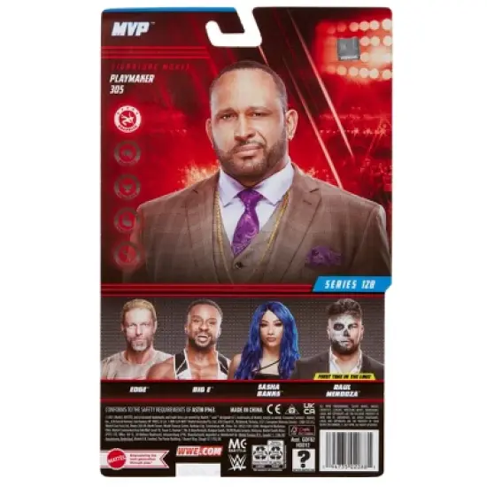 WWE Series 128 MVP Action Figure image {1}