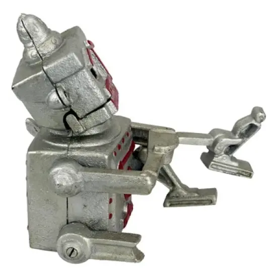 Design Toscano Robert the Robot Die-Cast Iron Mechanical Coin Bank image {2}