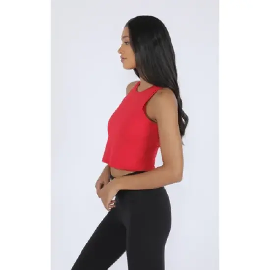 90 Degree By Reflex - Women's Airlux Racerback Crop Top image {1}