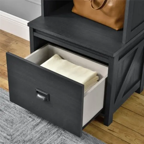 Brookside Entryway Hall Tree with Storage Bench - Room & Joy image {6}