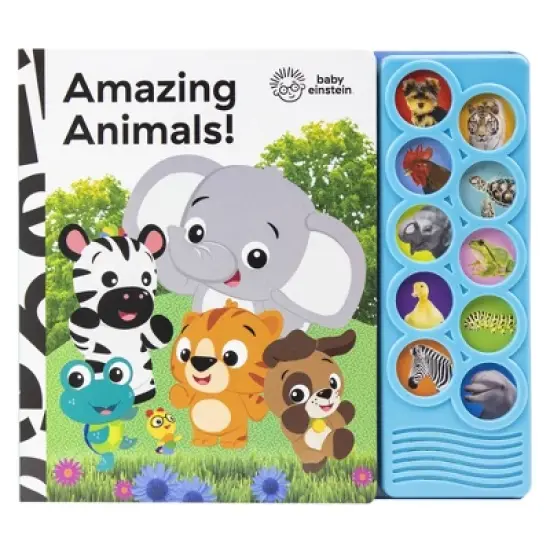 Baby Einstein Amazing Animals 10 Button Sound Book (Board Book) image {8}