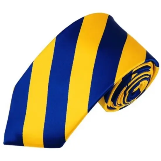 Men's 2.75 W And 58 L Inch With 0.75 Inch Stripe Width College Stripe Slim Woven Necktie image {11}