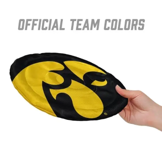 NCAA Iowa Hawkeyes Flimzee Flying Disc: Polyester Toy for Ages 2+ image {2}