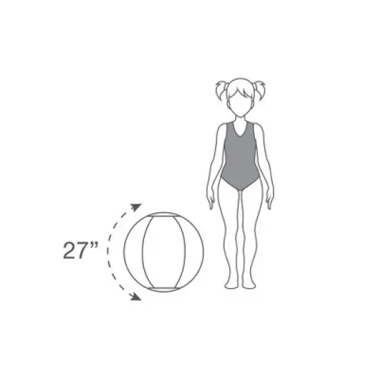 CocoNut Outdoor 27" Jumbo Beach Ball (3-Pack) image {3}