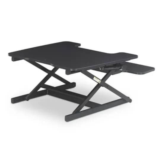 Small Ergo Height Adjustable Standing Desk Converter - True Seating image {7}