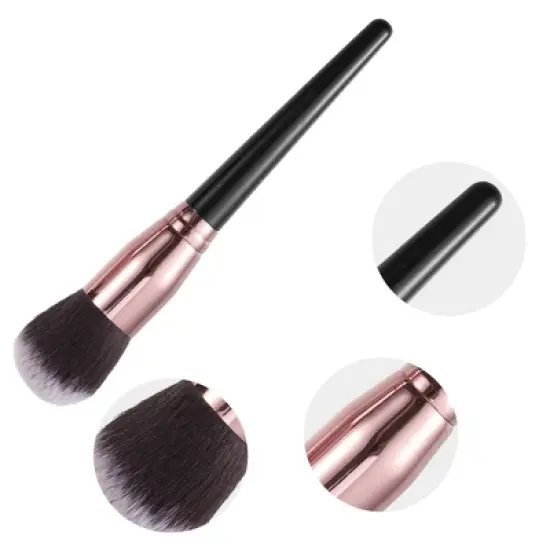 Unique Bargains Makeup Brush Set Concealer Blush Plastic Metal Handle 10 Pcs image {2}