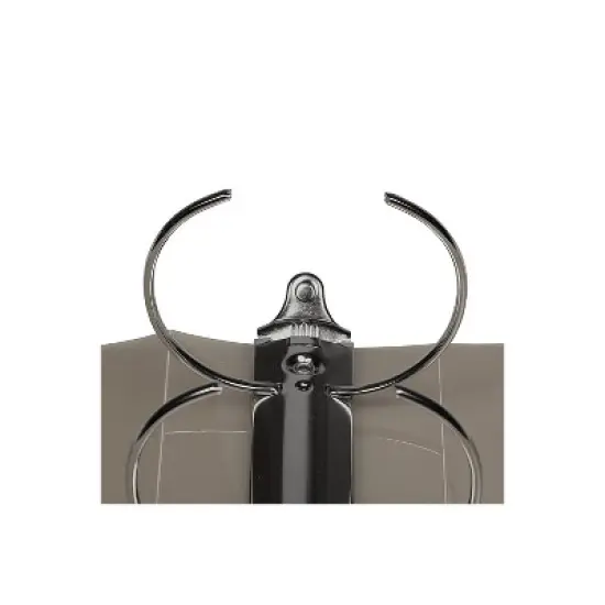 JAM Paper Standard 3" 3-Ring Binder Smoke Glass Twill 821T3SM image {2}