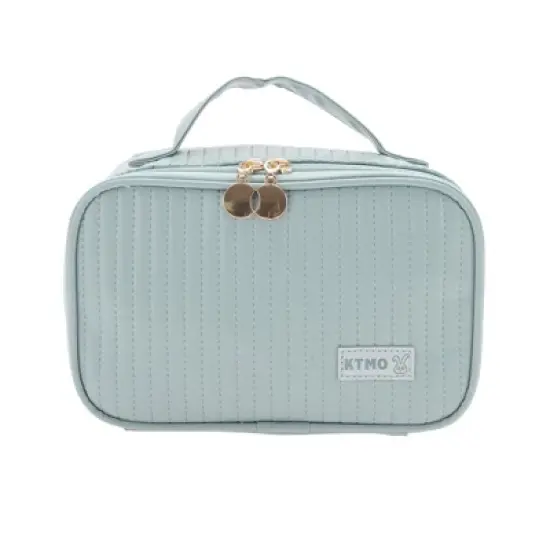 Unique Bargains Rectangle Handheld Makeup Bag 1 Pc image {4}