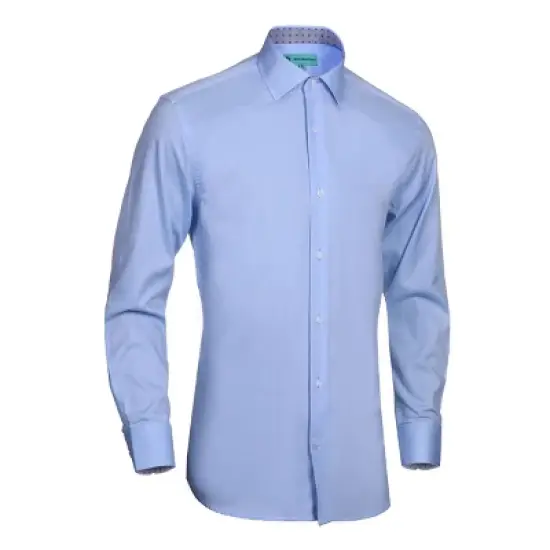 Mio Marino | Men's Oxford Slim Fit Shirt image {4}