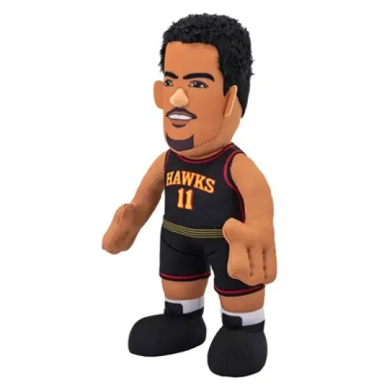 Bleacher Creatures Atlanta Hawks Trae Young 10" Plush Figure (Black Uniform) image {1}